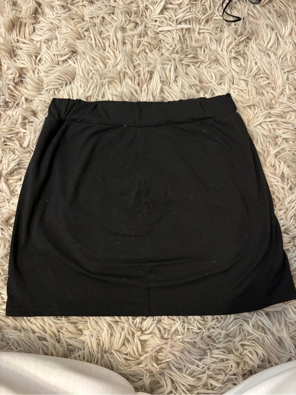 Black Women's Stretch Mini Skirt